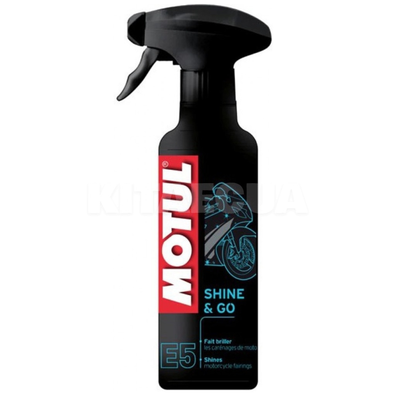 Средство для восстановления лаков и красок мотоциклов E5 Shine&Go 400ml MOTUL (103000)