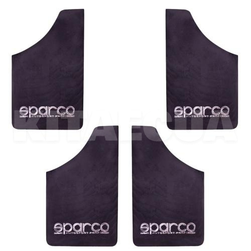 Брызговики черные SPARCO 4 шт. VITOL (23222)