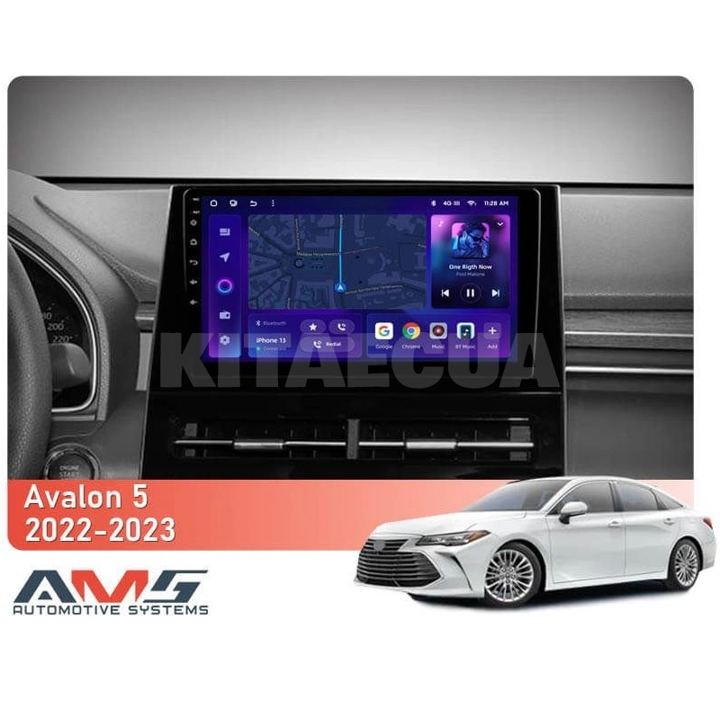 Штатна магнітола MOSS M3 4+32 ГБ 10" Toyota Avalon 5 XX50 (Left hand driver) 2022-2023 AMS (50891) - 2