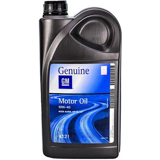 Масло моторное полусинтетическое 2л 10W-40 GM