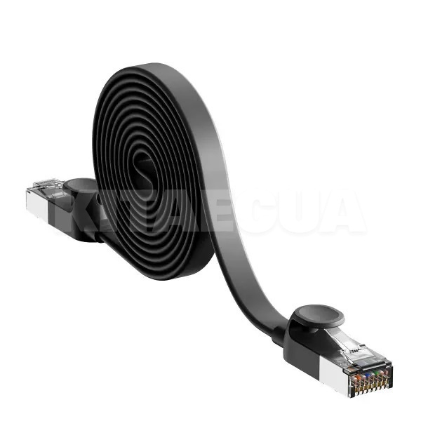Кабель High Speed Six types of RJ45 1м чорний BASEUS (PCWL-B01) - 3