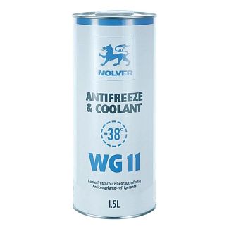 Антифриз-концентрат синій 1.5л g11 -38°c WOLVER