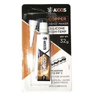 Герметик автомобільний формувач прокладок 42г Copper Silicon High-Temp мідний AXXIS