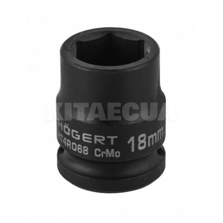 Головка ударна 6-гранна 18 мм 1/2" HOGERT (HT4R068)