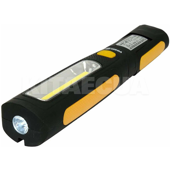 Фонарь аккумуляторный COB-диодный 5+3 Вт 300-170 Лм USB-С зарядка VOREL (82736) - 4