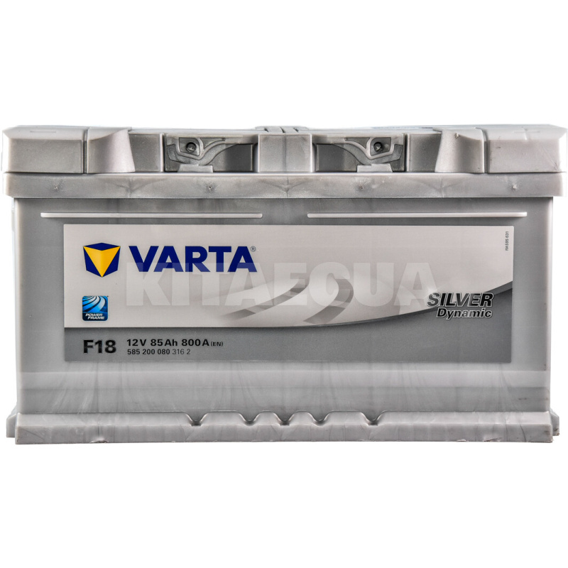Акумулятор автомобільний 85Ач 800А "+" праворуч VARTA (VT 585200SD) - 2