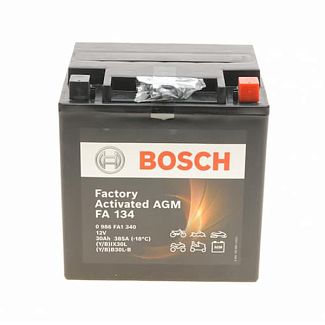 Мото аккумулятор FA 134 30Ач 385А "+" справа BOSCH
