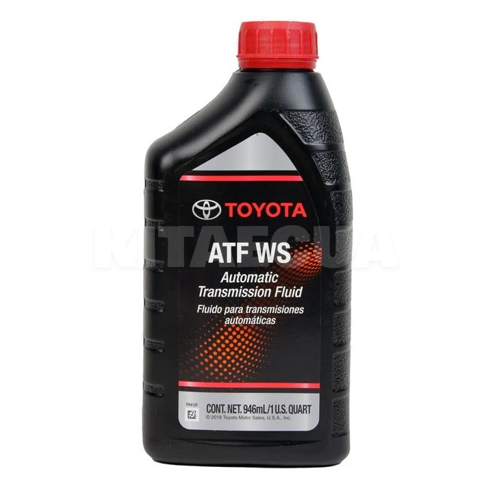 Масло трансмиссионное синтетическое 0.946 л ATF WS Toyota (00289-ATFWS)