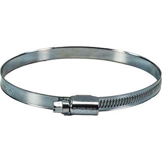 Хомут черв'ячний оцинкований W1 80-100мм 9мм CARLIFE