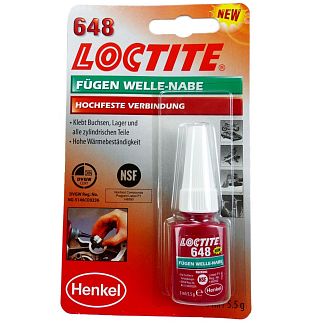 Клей-герметик анаеробний вал-втулковий фіксатор 648 HIGH 5мл LOCTITE