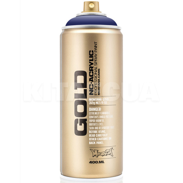 Фарба декоративна акрилова 400мл 4170 "синій оксамит" напівматова Gold MONTANA (284571-MONTANA)