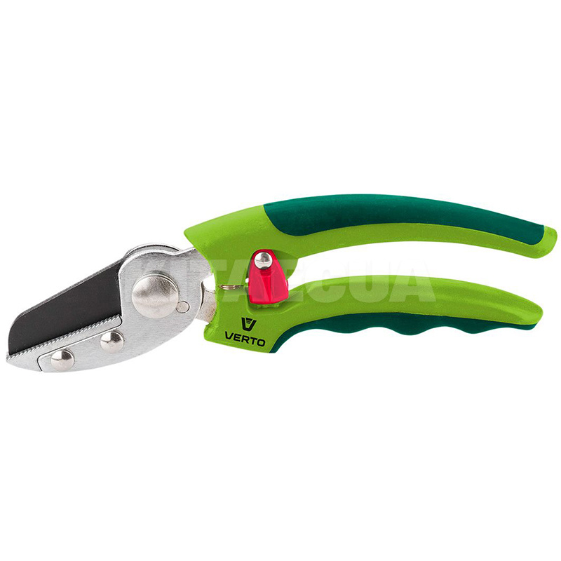 Секатор садовий з наковаленкою 10 мм VERTO (15G201) - 2