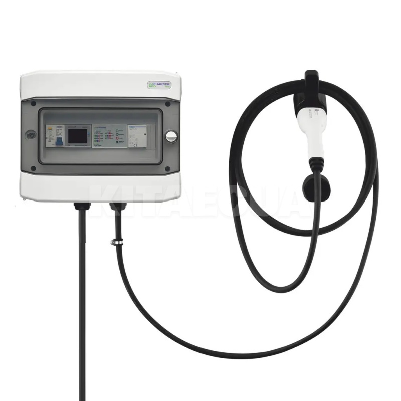 Зарядка для електромобіля GB/T AC 9,2 кВт 40А 1-фаза WALL RFID UACHARGER (CHC-WLRF220931-21-10)