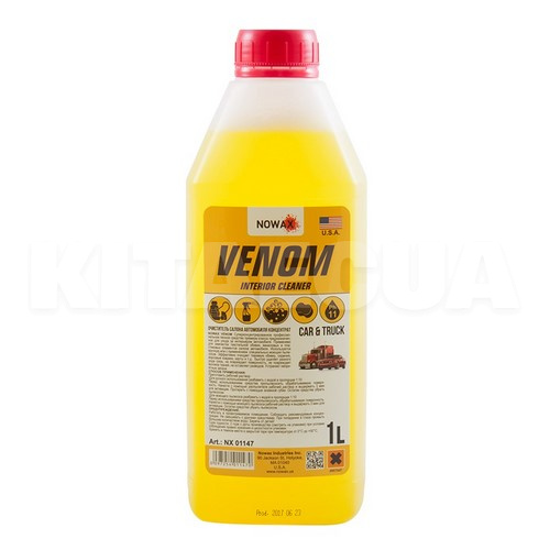 Очиститель обивки салона 1л Venom Interior Cleaner NOWAX (NX01147)