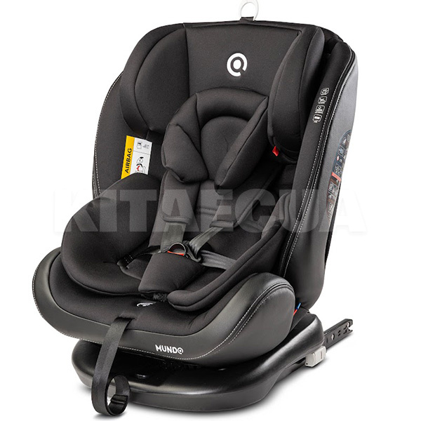 Автокрісло дитяче Mundo Isofix Black 0-36 кг Caretero (TERO-2601)