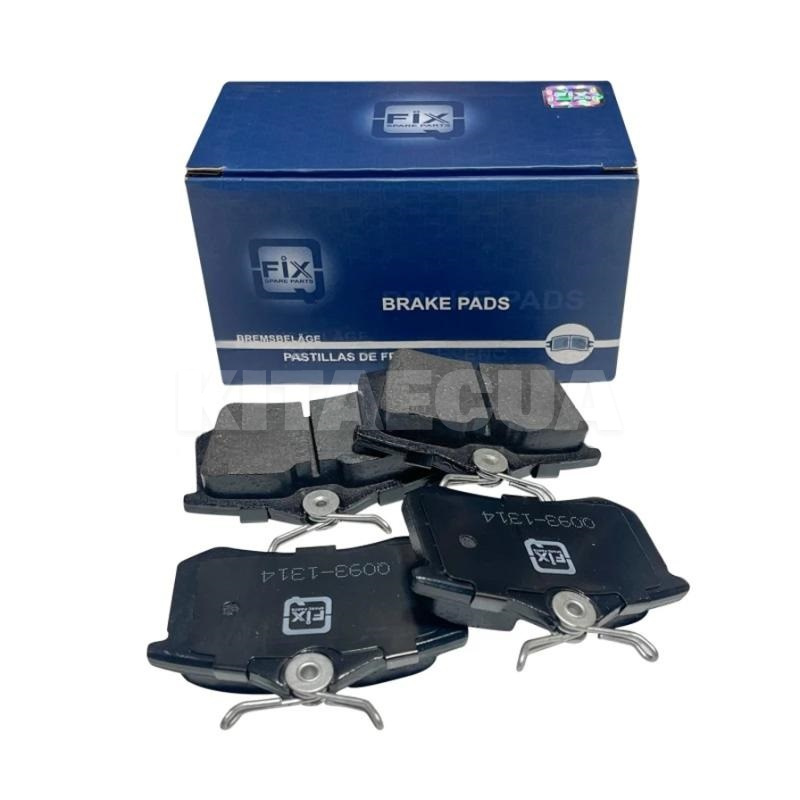 Колодки тормозные задние Q-FIX на Chery EASTAR (B11-6BH3502080)