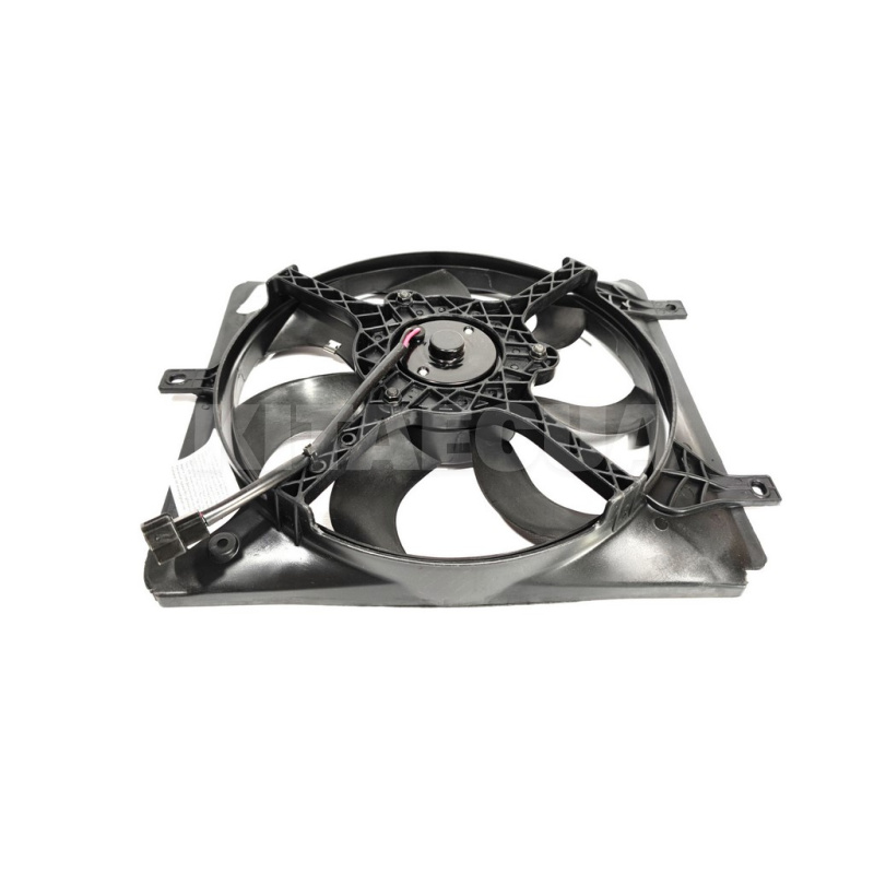 Вентилятор охолодження радіатора у зборі (3 кріплення) правий KLM Autoparts на Geely CK (1602192180) - 2