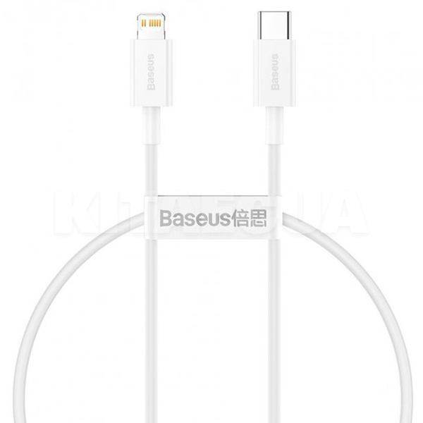 Кабель Type-C - Lightning Superior Series Fast Charging PD 20W 0.25м білий BASEUS (CATLYS-02)