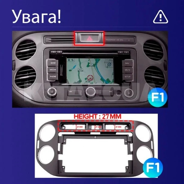 Штатная магнитола CC3L 4+64 Gb 9" Volkswagen Tiguan 1 NF 2006-2017 (F1) (27mm) Teyes (69686) - 6