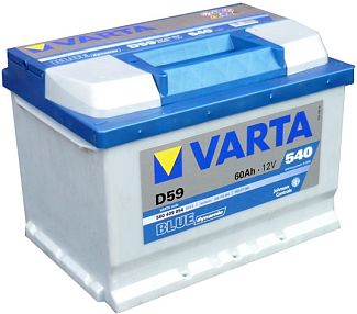 Акумулятор автомобільний 60Ач 540А "+" праворуч VARTA