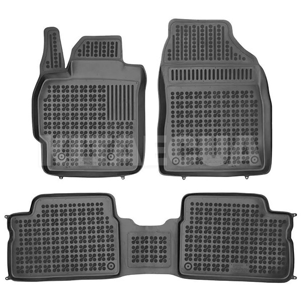 Гумові килимки в салон Toyota Auris (2007-2012) (3шт) 201401 REZAW-PLAST (2516)