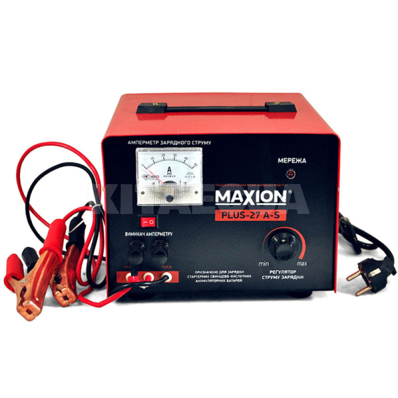 Зарядное устройство для аккумулятора 12В 300Ач 27A трансформаторное MAXION (MX PLUS-27As) - 2
