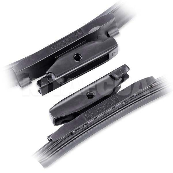 Щетка стеклоочистителя (дворник) 550/650мм бескаркасная (компл) Bosch (BO 3397007117) - 2