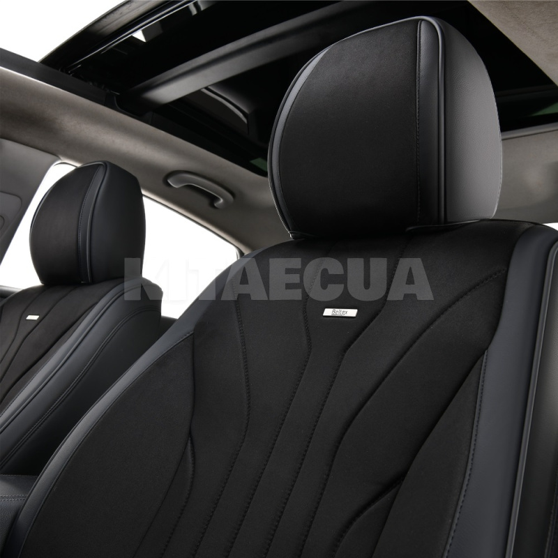 Чехлы на сиденья черные с подголовником 5D Sierra BELTEX (BX90100) - 4