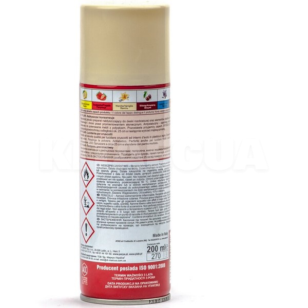 Поліроль для пластику "ваніль" 200мл Plak Vaniglia ATAS (2123) - 2