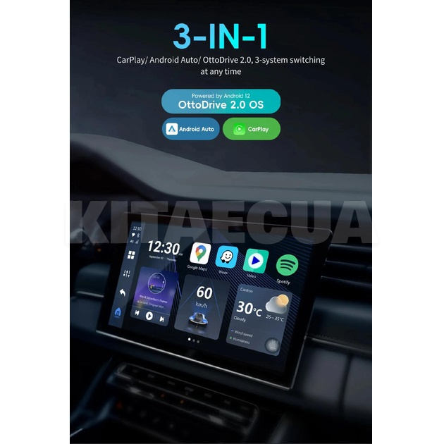 Приставка CarPlay AI Box Picasou 3 Ottocast (OTT-P3) - 2