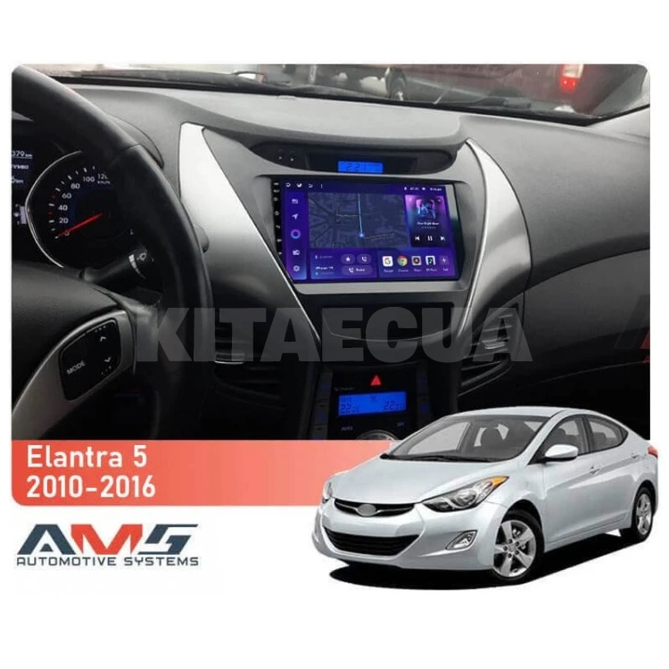 Штатная магнитола MOSS M3 4+32 ГБ 9" Hyundai Elantra 5 MD 2010-2016 (F1) AMS (49976) - 2