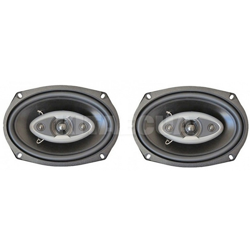 Динамики коаксиальные 4-х полосные 6x9" (15х23 см) 320 Вт черные (2 шт) CB-694 CALCELL (10190459)