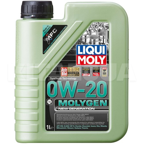 Масло моторное синтетическое 1л 0W-20 Molygen New Generation LIQUI MOLY (21356)