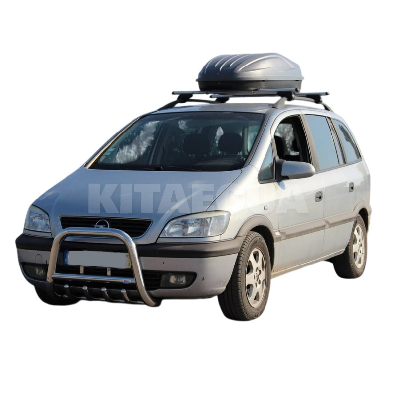 Кенгурятник QT006 Opel Zafira A 1998-2005 нержавеющая сталь CAN (dd27775) - 3
