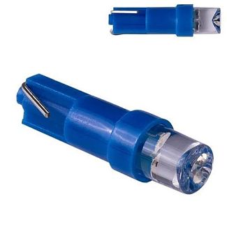 LED лампа для авто T5 0.5W blue PULSO