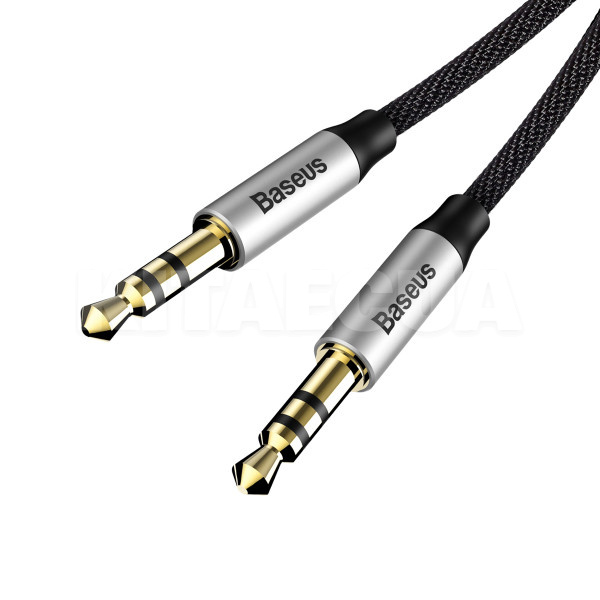 Кабель mini Jack 3.5 мм - mini Jack 3.5 mm Yiven Audio Cable M30 1.5м чорний BASEUS (CAM30-CS1) - 2