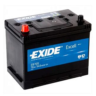 Аккумулятор автомобильный 70Ач 540А "+" слева EXIDE