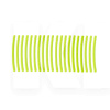 Смуга світловідбивна на маточину колеса зелена (20шт.) (20Pcs-Reflective-Strips-Green)