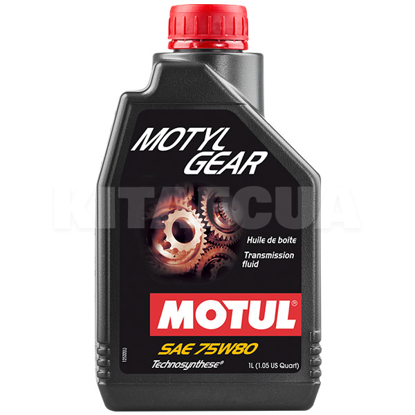 Олія трансмісійна напівсинтетична 1л 75W-80 GL-4/GL-5 Motylgear MOTUL (105782)