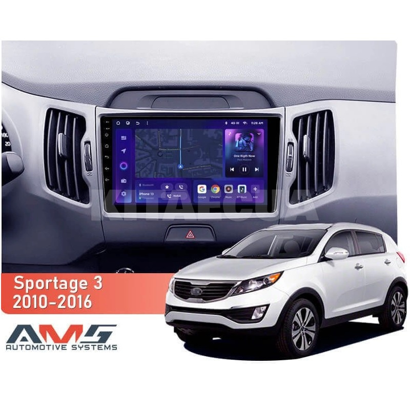 Штатная магнитола MOSS M3 4+32 ГБ 9" Kia Sportage 3 SL 2010-2016 (C) AMS (50082) - 2