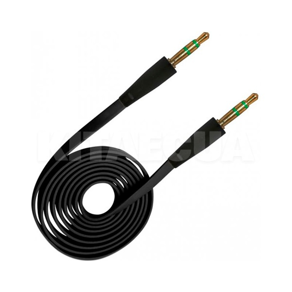 Кабель mini Jack 3.5 mm - mini Jack 3.5 mm черный 1м XoKo (AUX-010-BK) - 2