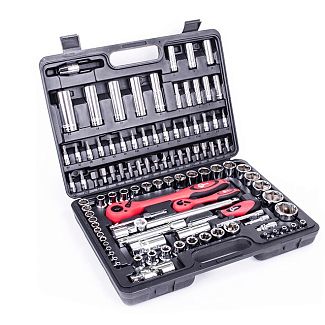 Набор инструментов профессиональный 1/2" & 1/4" 108 предметов Cr-V Intertool