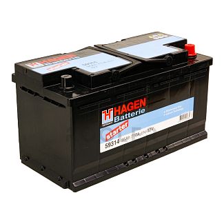 Акумулятор автомобільний 95Ач 740А "+" праворуч HAGEN