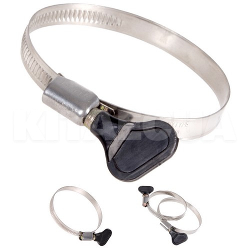 Хомут червячный-бабочка нержавейка W2 60-80 мм 9мм VITOL (60-80) - 4