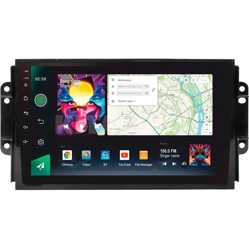 Штатная магнитола PRO 9464 4+64 Gb 9" Chery Tiggo 3 2016-2018 SIGMA4car (39540)