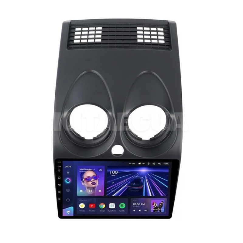 Штатна магнітола CC3L 4+64 Gb 9" Nissan Qashqai 1 J10 2006-2013 (кругла кнопка аварійки) Teyes (70651)
