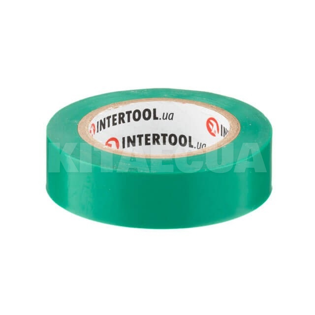Стрічка ізоляційна 17мм x 10м зелена Intertool (IT-0031) - 2