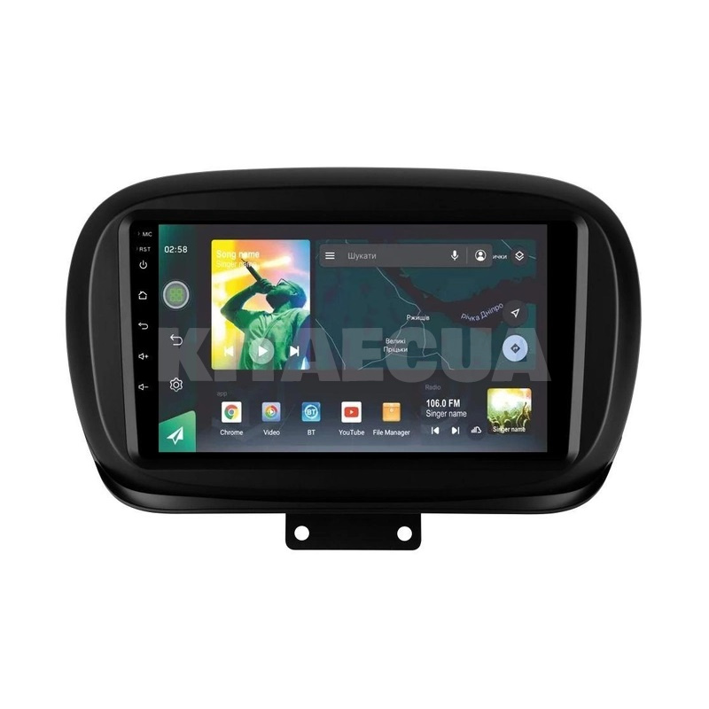 Штатна магнітола X9232 2+32 Gb 9" Fiat 500X 2014-2020 (L1) SIGMA4car (33279) - 2