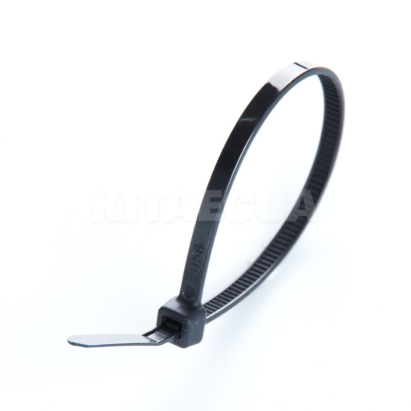 Стяжки чорні пластикові 5 х 400 мм 100 шт. APRO (45368)