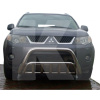 Кенгурятник WT002 Mitsubishi Outlander 2006-2012 нержавеющая сталь CAN (dd22564)